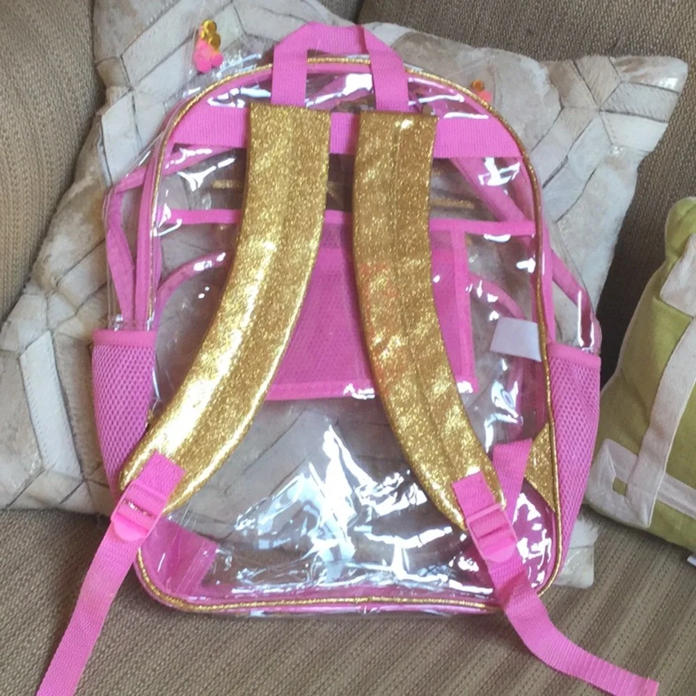 Cat kitty backpack glitter farmer’s market cowgirl travel back to school camp